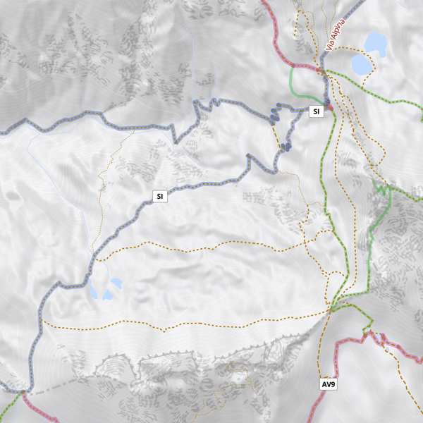 Wanderweg Overlay